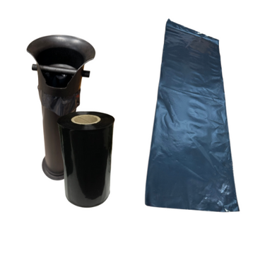 Knockout Tube Bag – Heavy-Duty, Barista-Grade Coffee Waste Bin Liner- 8 individual bags or 1 roll of 100 bags